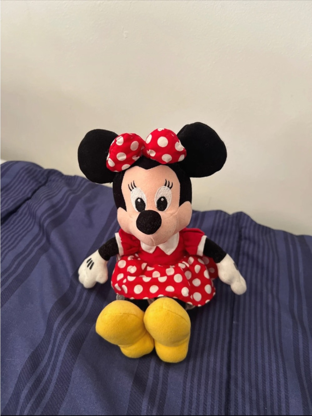 Disney Minnie Mouse Plush - Red Polka Dress with Yellow Shoes